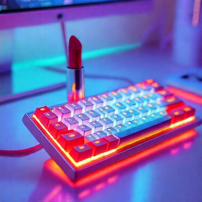 Give Your Workspace A Colorful Makeover With The New Lofree Lipstick Keyboard